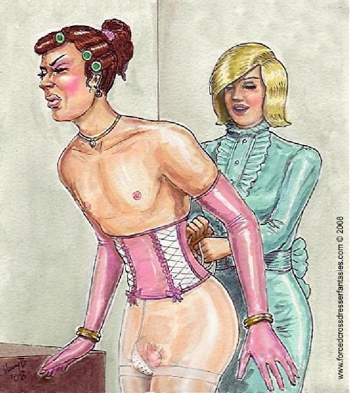BDSM Femdom feminization