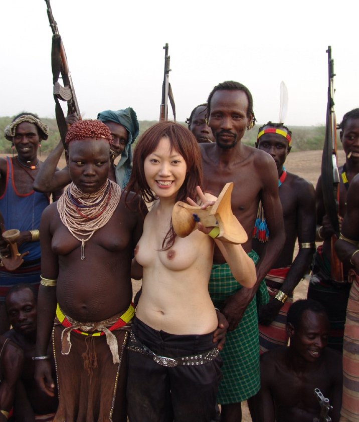 Naked women of wild tribes