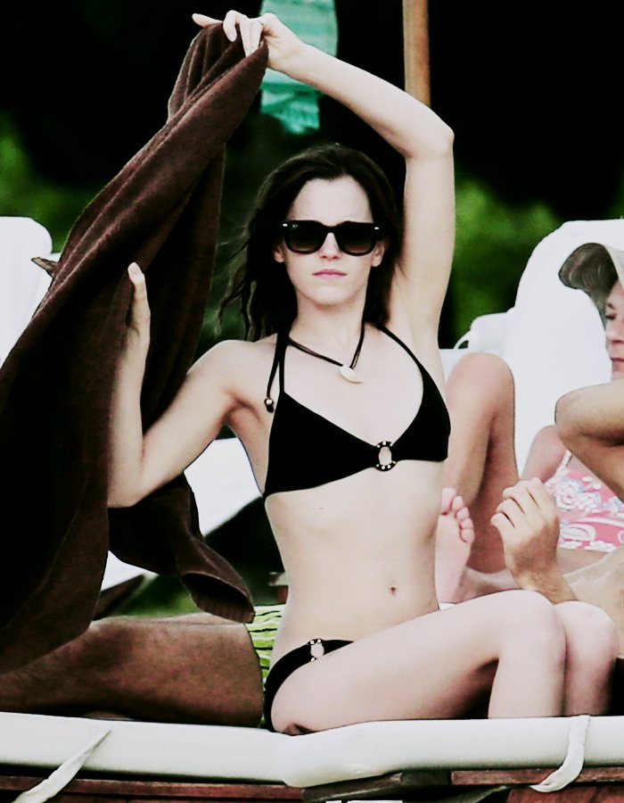 Emma Watson in a swimsuit 2013