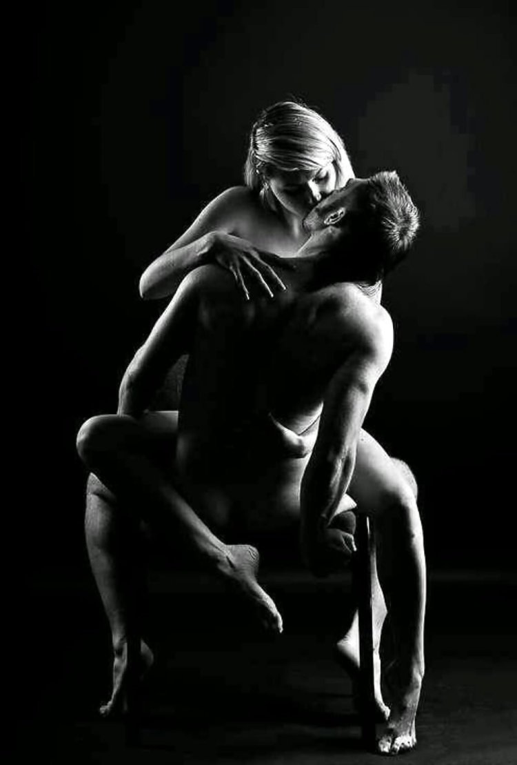 Erotic photo shoot of the couple