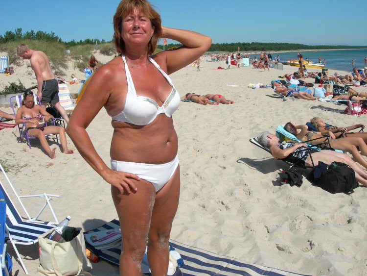 Older women on the beach