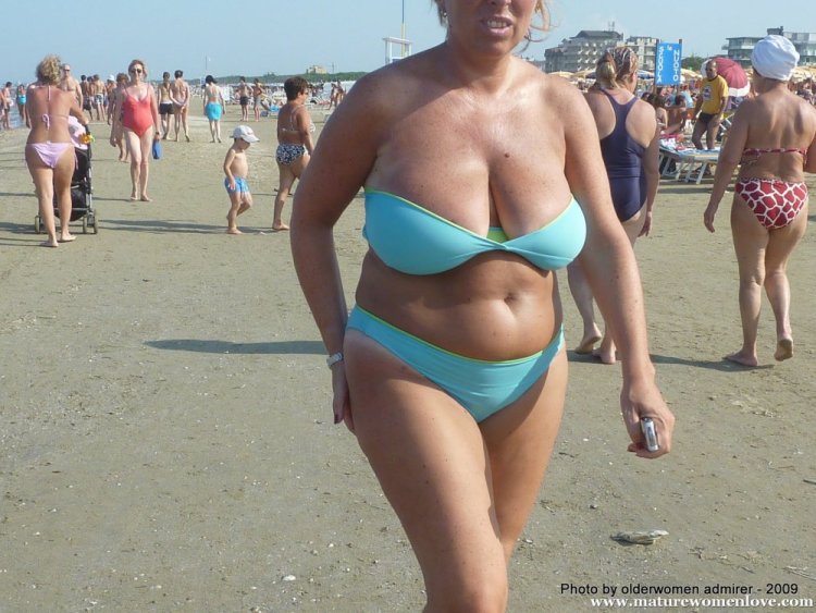 Old thick women in swimsuits
