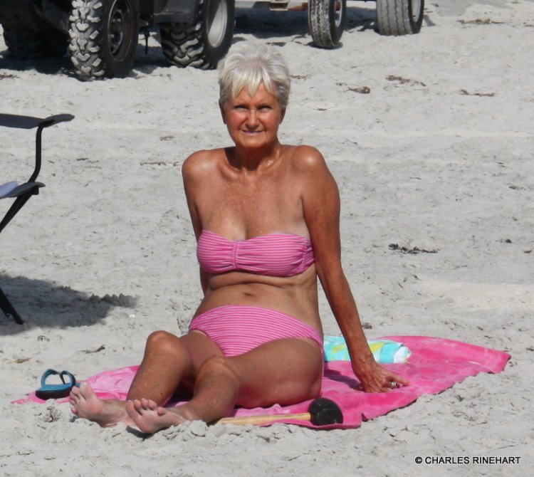 Older women on the beach