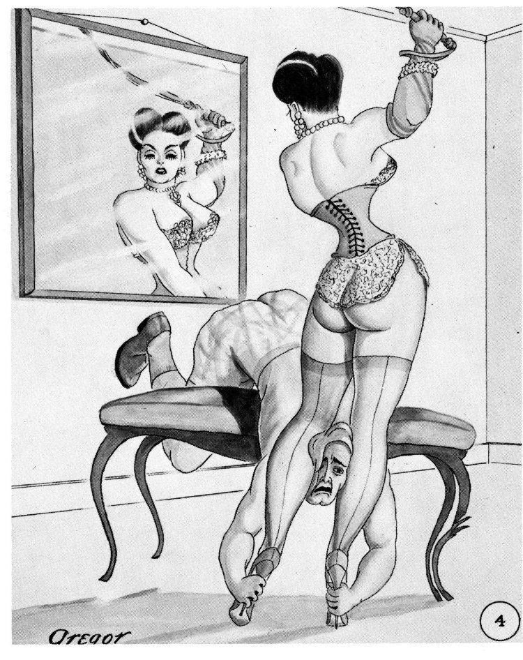 Femdom Kimberly drawings bondage