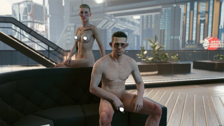 Cyberpunk 2077 Naked characters