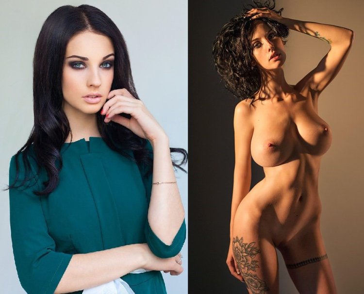 Alla Berger. Nude in full growth