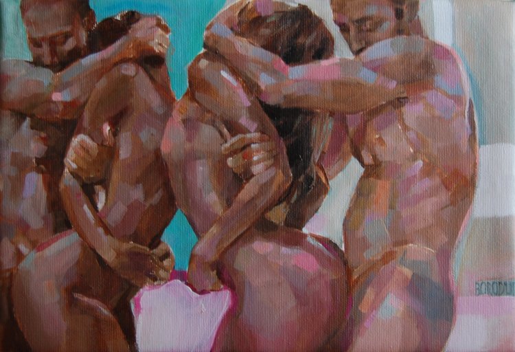 Paintings by the artist Jeff Wack