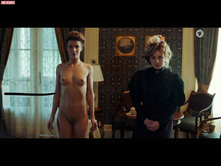 Naked women in the corridor of the hostel