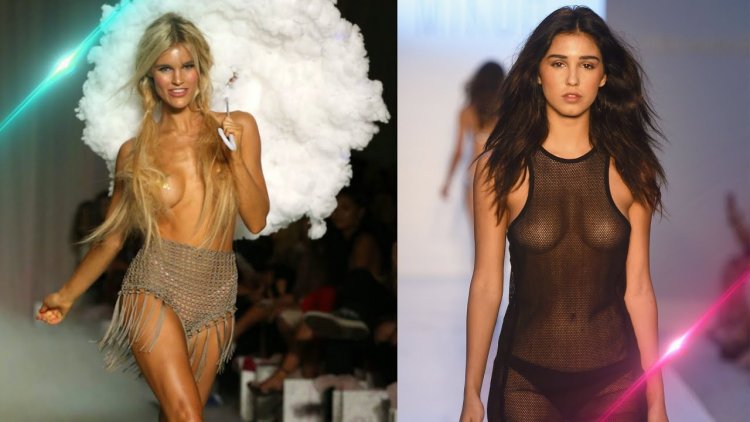 Fake Nude Fashion show of transparent clothing 2019