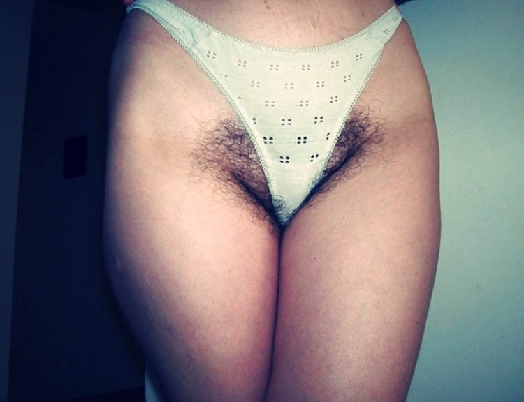 Hairy women in dirty underpants