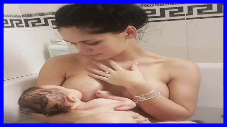 Lesbian breastfeeding Mother Daughter