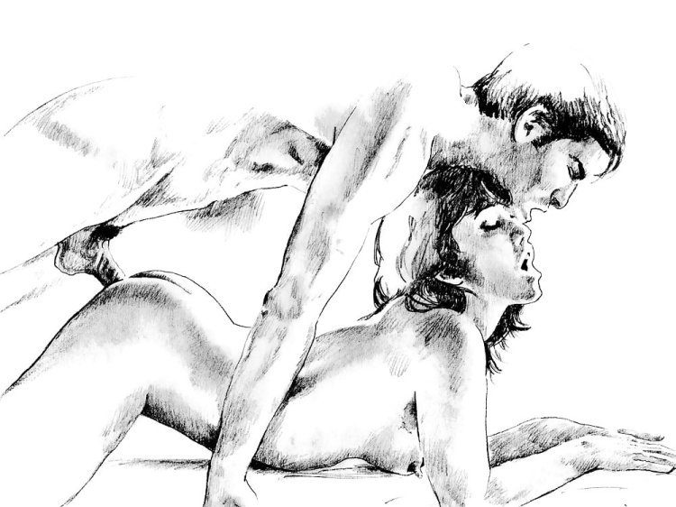 Drawings Erotic scenes