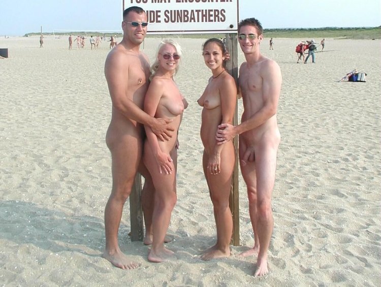 Naked nudist families