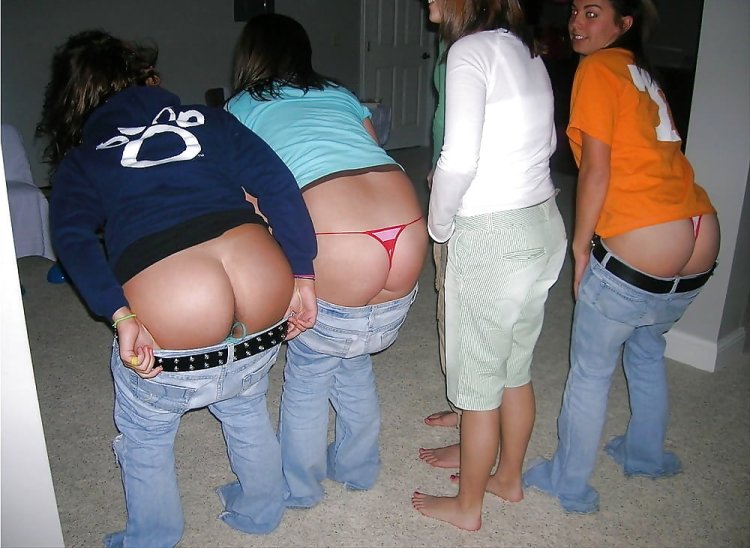 Mooning at a private party