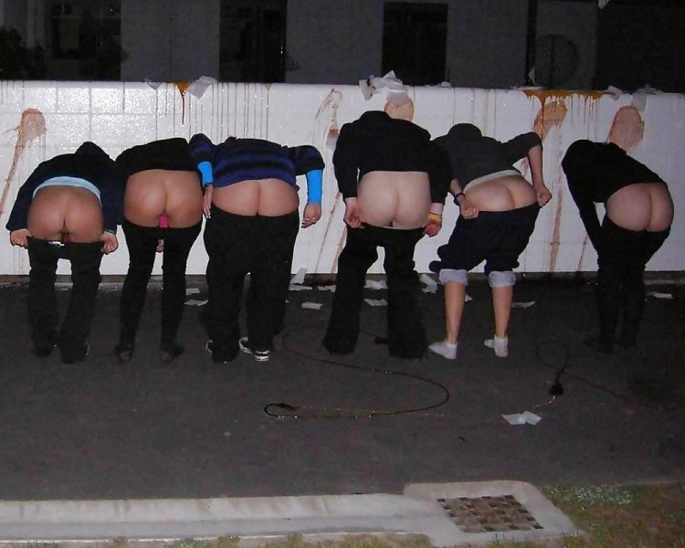 Girls with low pants