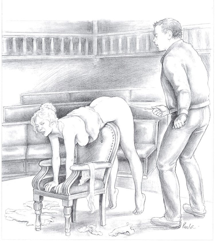 Passing the girls cartoon