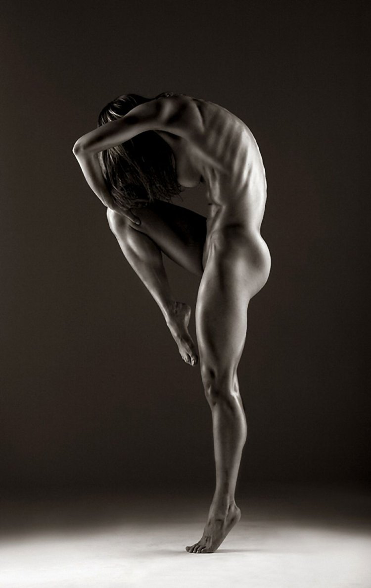 Beautiful bends of the female body