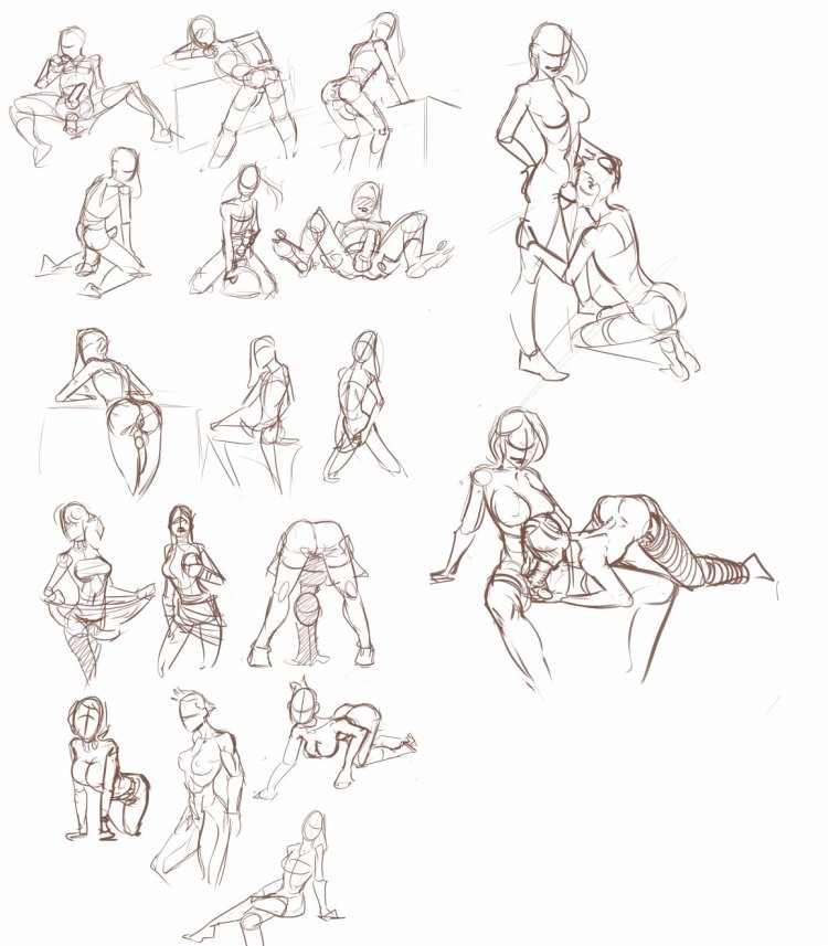 Erotic poses reference