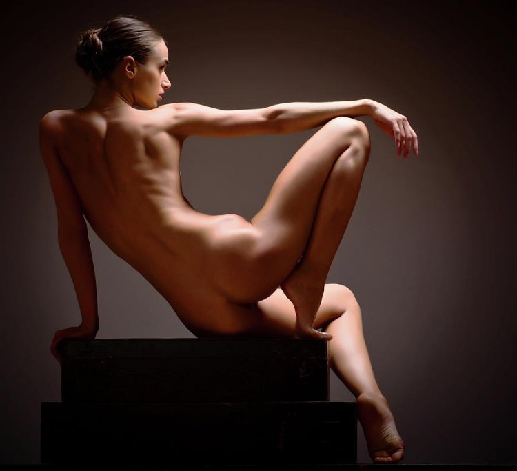Female body nature naked