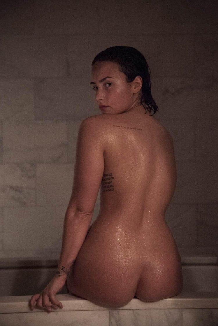 Demi is hungry nude