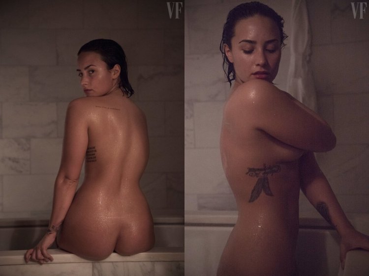 Naked priest Demi Lovato