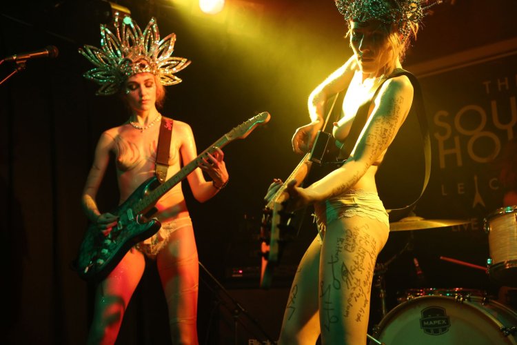 Naked female music groups