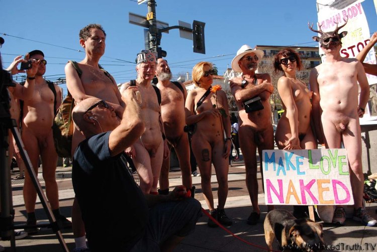 Chinese women naked at the parade
