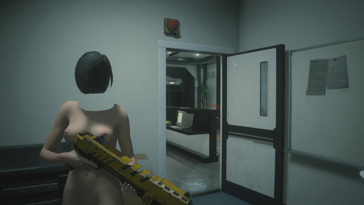 Naked woman beautiful in the game