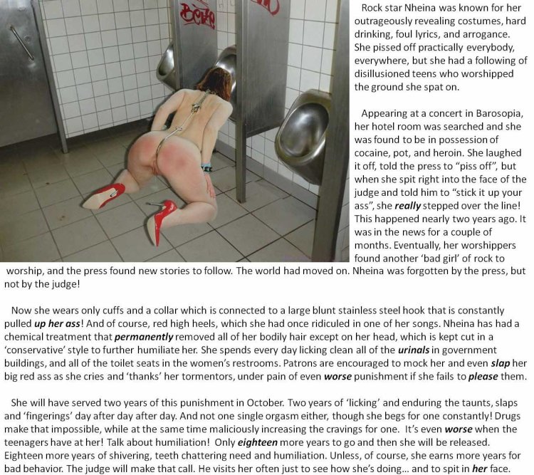 Humiliating Captions Terrification Painful Punishment