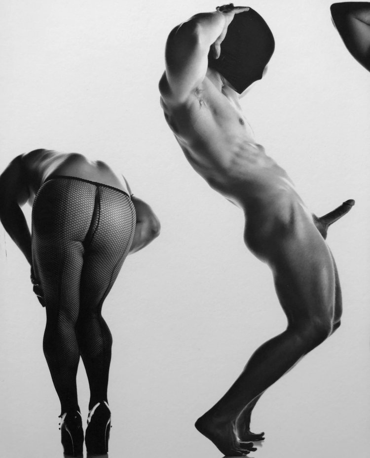 Beautiful naked male body