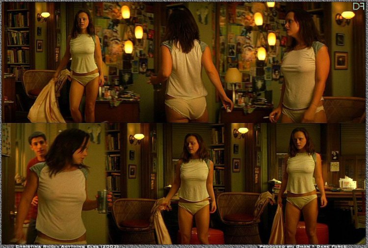 Christina Robinson in a swimsuit