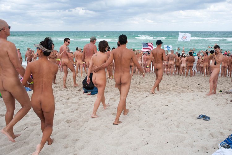 Naked guys on a nudic beach