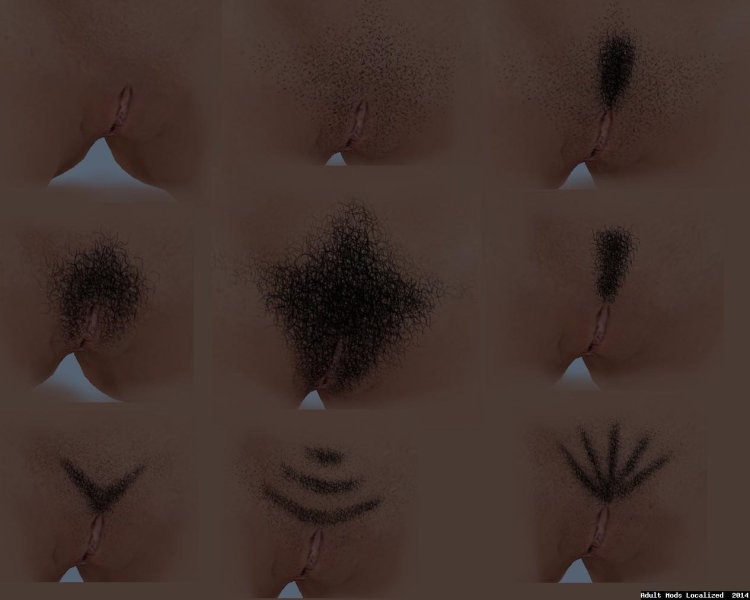 Women's intimate hairstyles