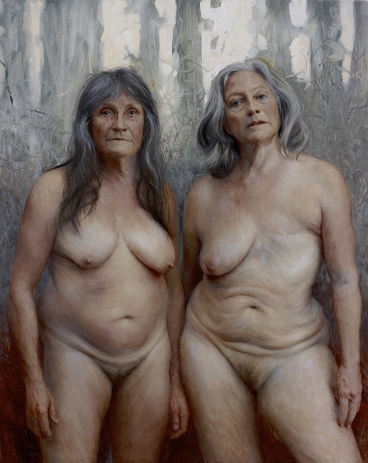 Naked middle -aged women