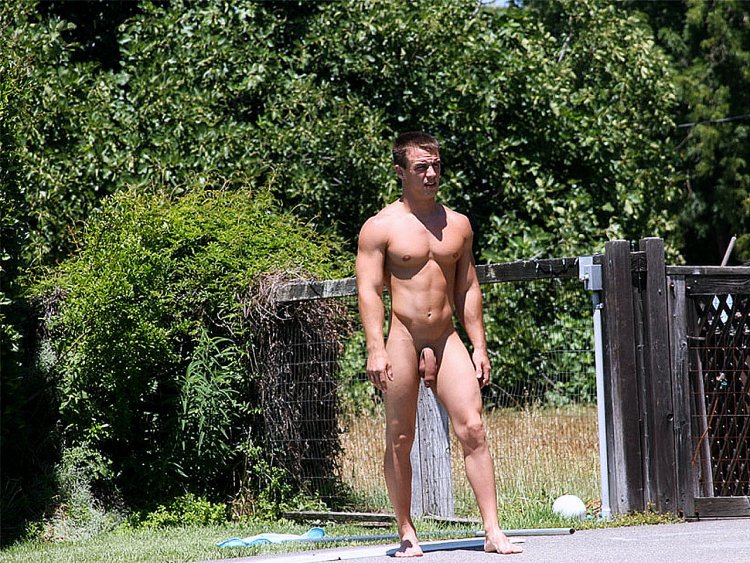 Naked young guys athletes