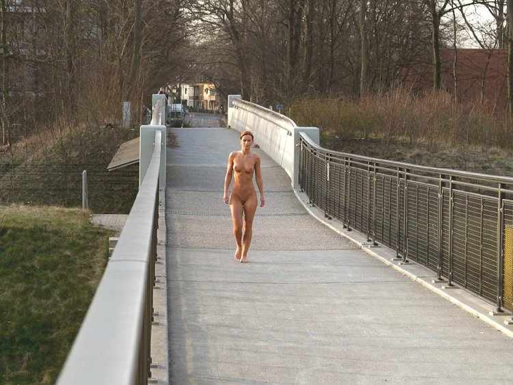 Walk naked in public