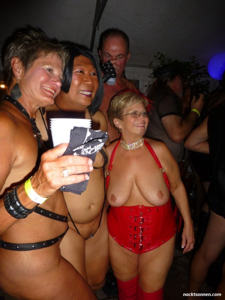 Ki West Fantasy Fest Naked only naked in public