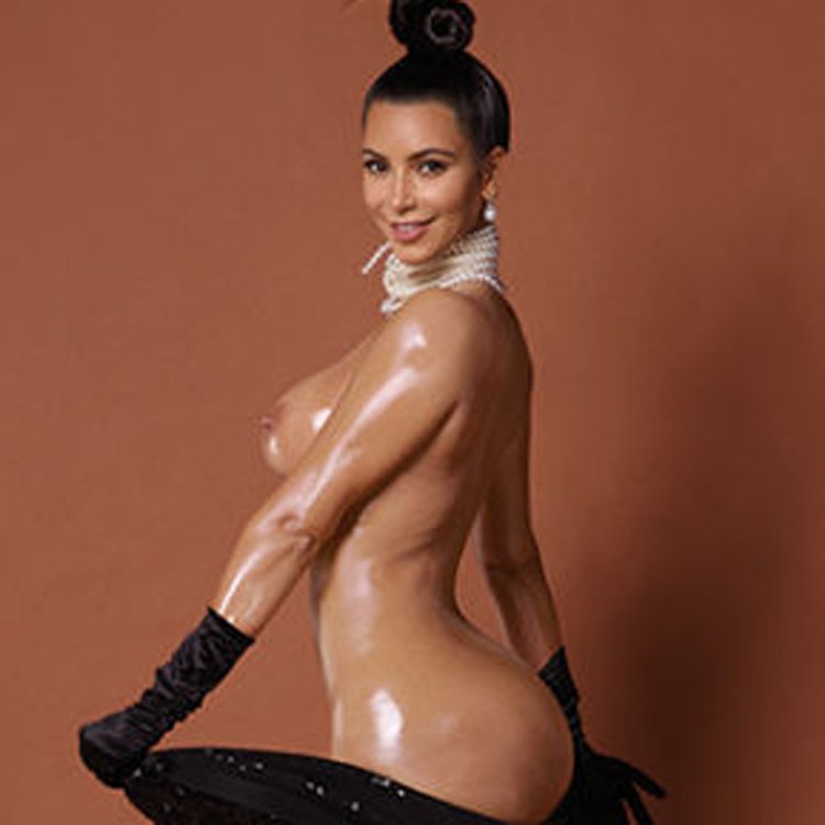 Kim Kardashian photo shoot Paper