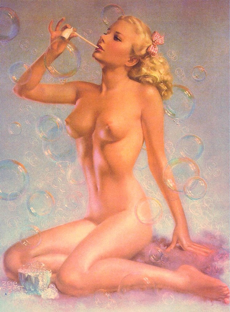 Naked girls in the style of PIN AP