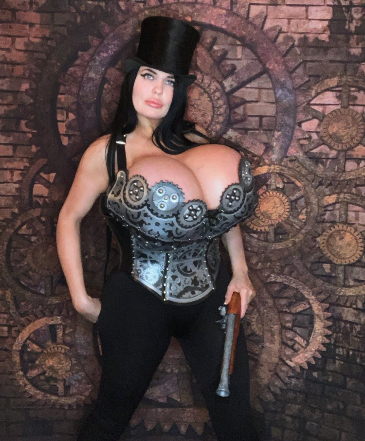 Giant breast Advertising