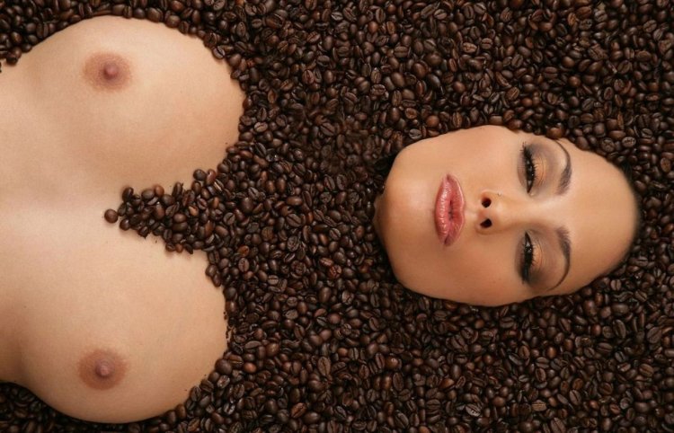 Morning coffee and tits nude
