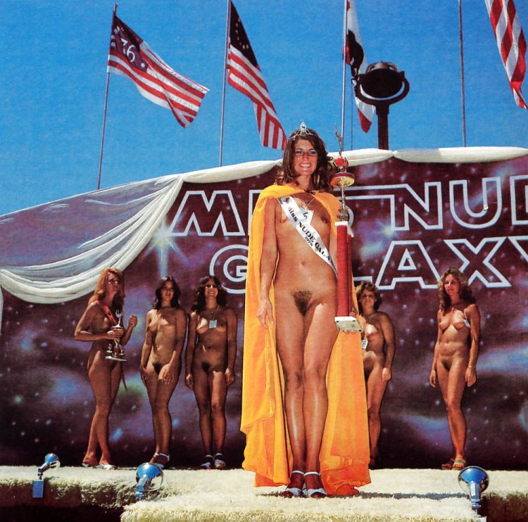 Retro naked beauty contests