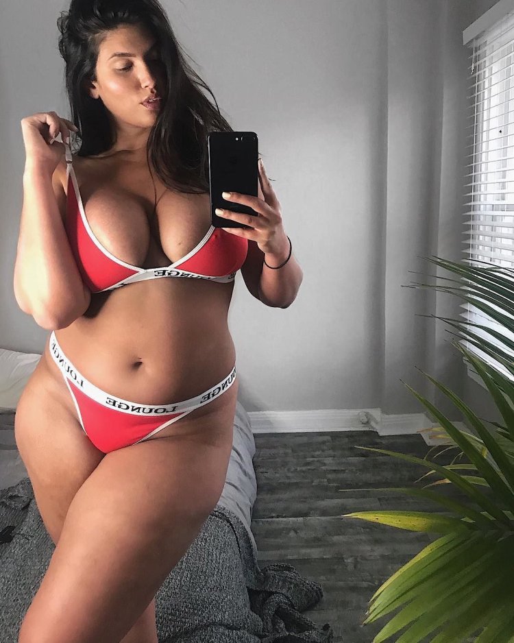 Jojo Babie in a swimsuit