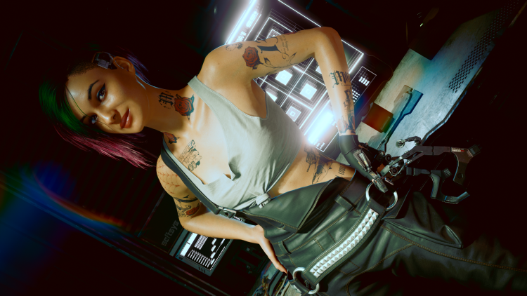 Judy from Cyberpunk 2077