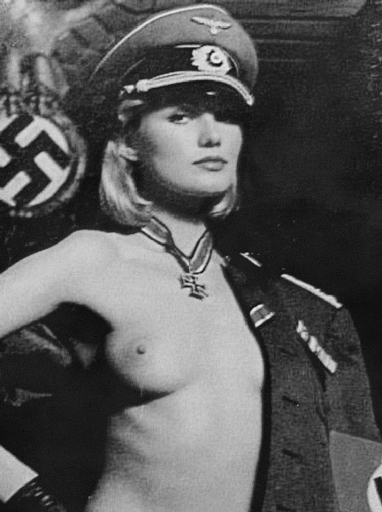 Naked women in German uniform