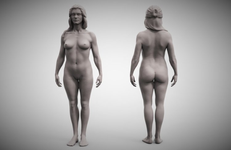 Young girl nude anatomy