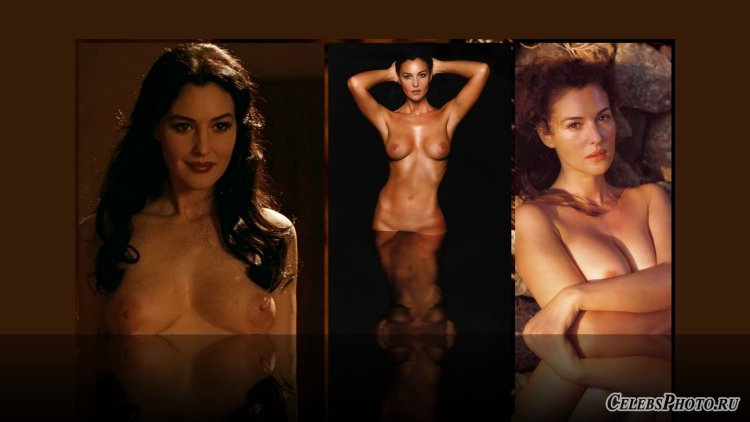 Naked Monica Bellucci in Malena's film