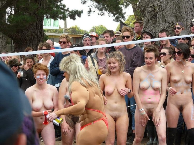 Festival Parade of Naked Women
