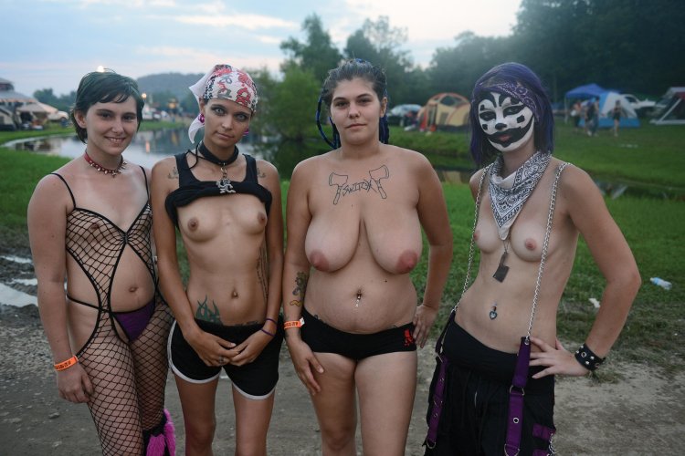 Naked informal at the festival