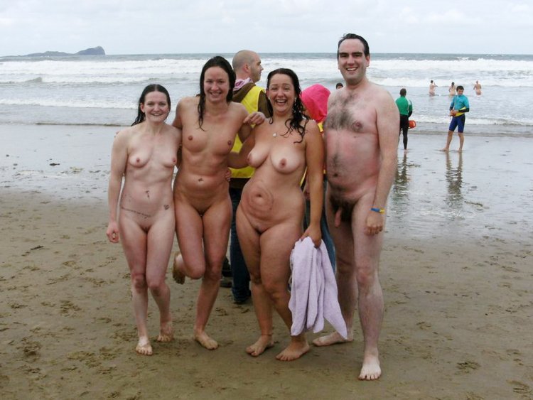 Naked nudist families